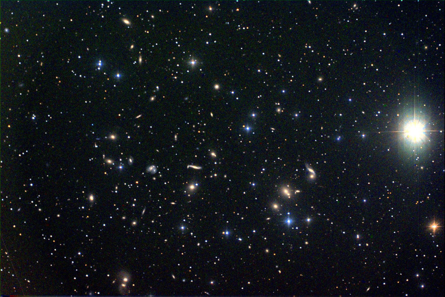 Hercules galaxy cluster